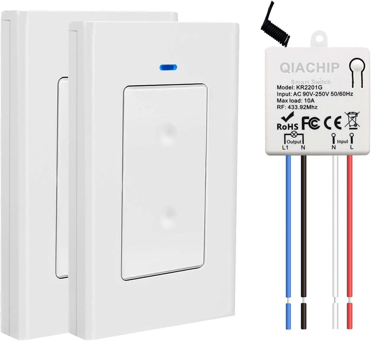 Kit interruptor luces inalámbricas sin WiFi ni cableado