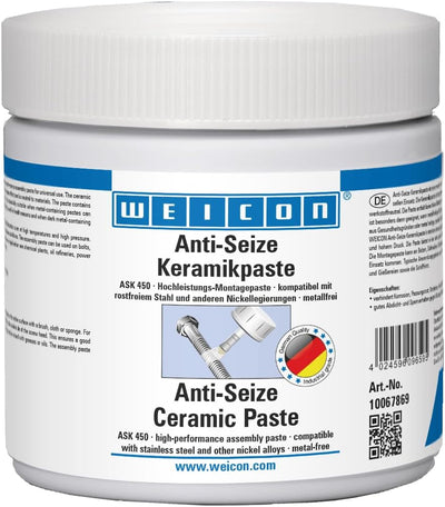 Pasta cerámica antiagarre alta temperatura sin metal 15.87oz