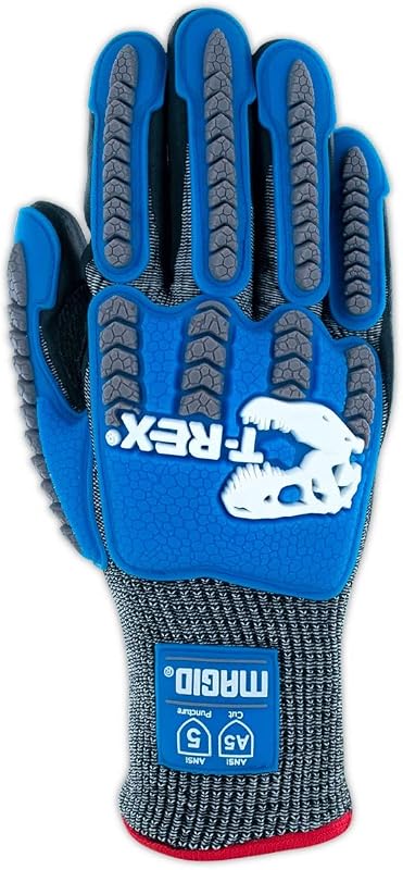 Guantes térmicos impacto T-REX ANSI A5 6 Pzas talla