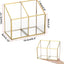 Soporte control remoto cristal con 2 compartimentos
