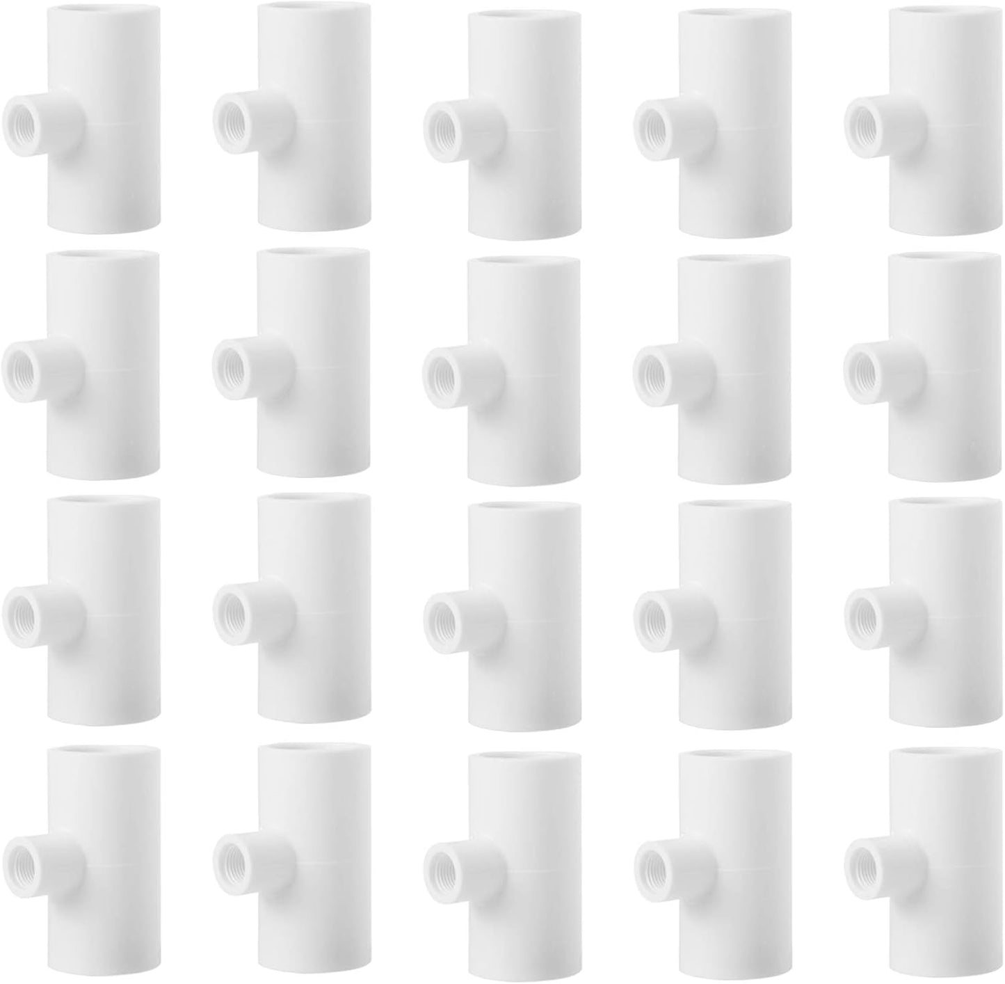 20 Accesorios PVC Bebederos Pollo Automáticos Tazas Rojas