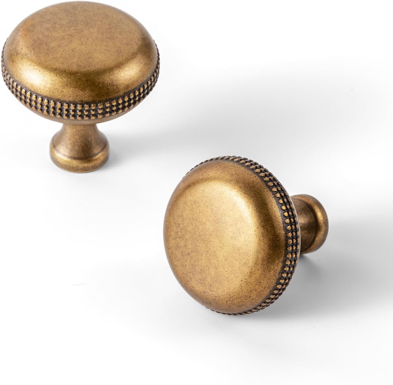 6 Pomos Latón Antiguo Diseño Vintage Armario Cocina