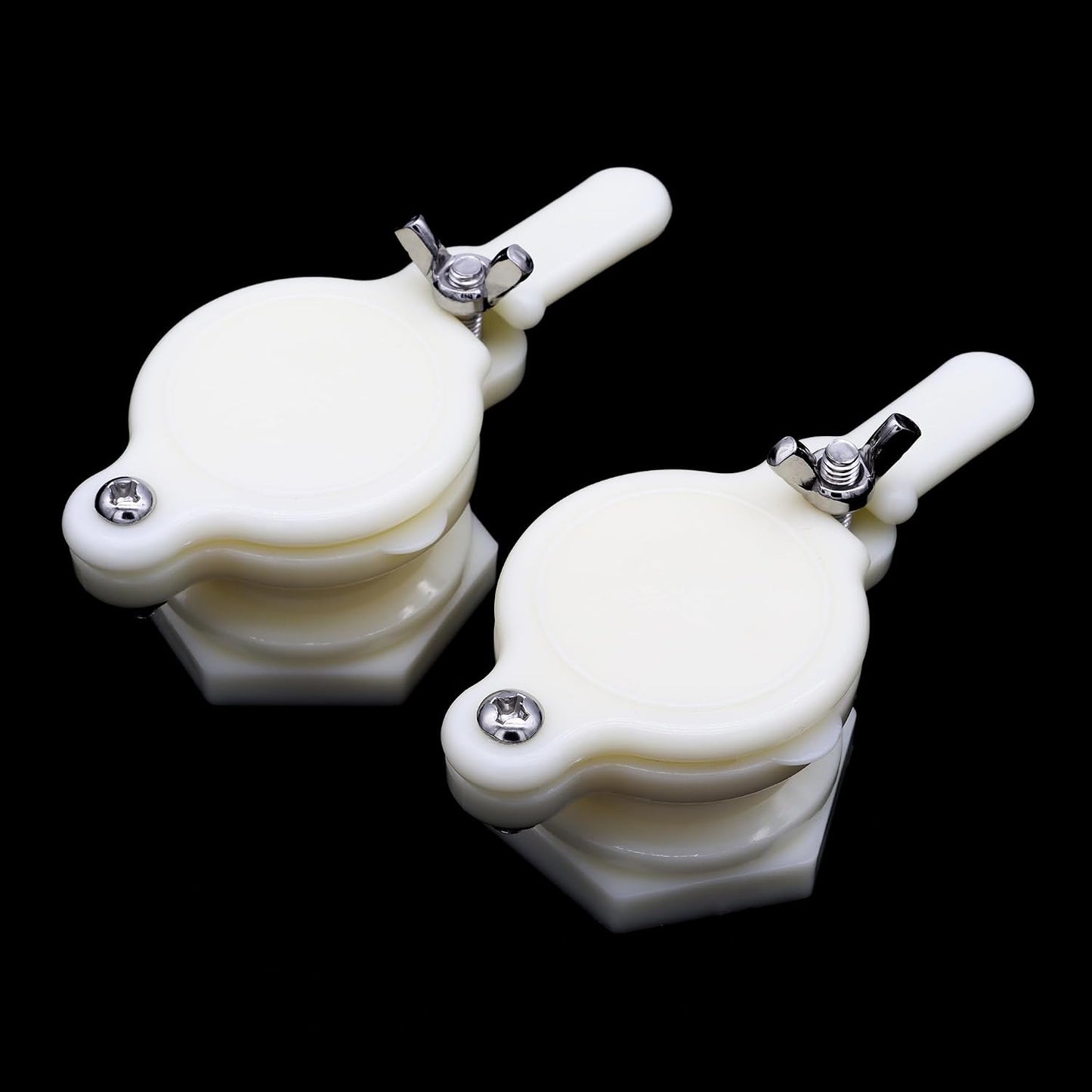 2 Válvulas compuerta miel extractor 5gal blanco