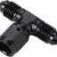 Adaptador Tee T AN4 con hembra giratoria aluminio negro