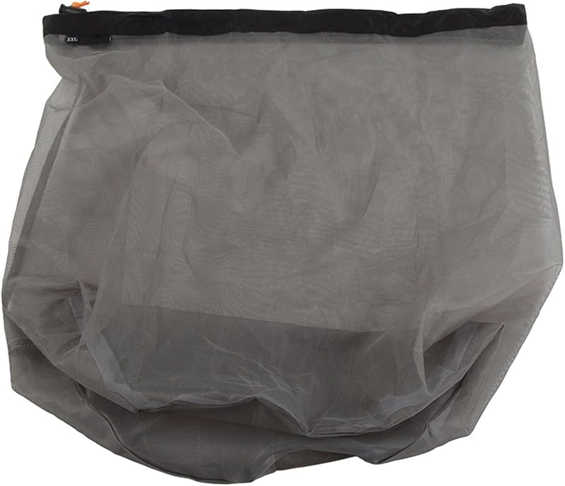 Bolsa malla transpirable nailon con cordón para acampar