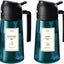 Dispensador aceite oliva 2en1 vidrio azul 16oz