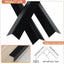 Protectores esquina pared autoadhesivos aluminio 4 pzas