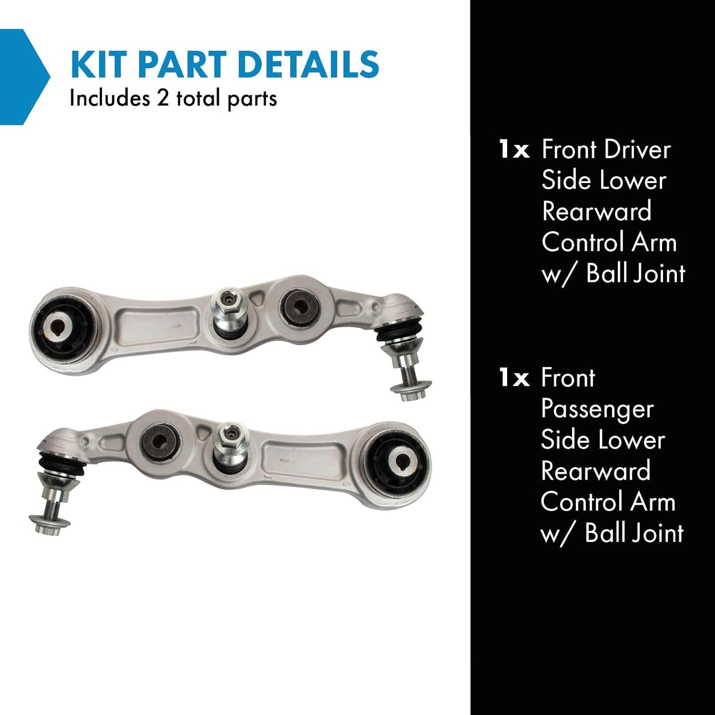 Set 2 rótulas brazo control comp Mercedes C300 C63 15-21