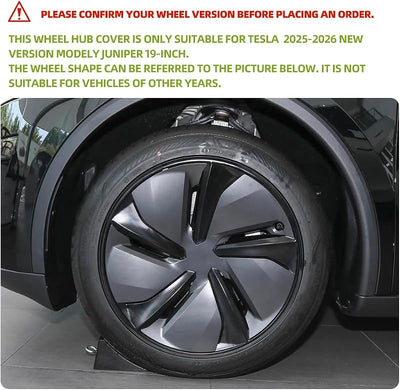 Cubiertas rueda 19" Tesla Model Y 2025 4 pzas material PC