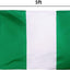 Bandera Nigeria 3x5ft poliéster grueso resistente