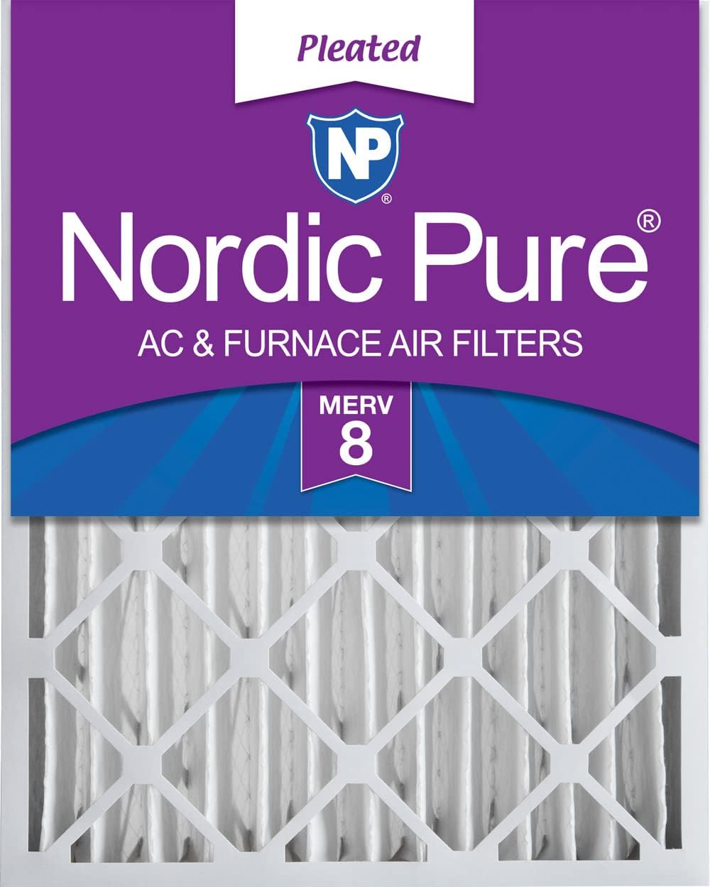 Filtro aire plisado MERV 8 20x25x4 pack 1