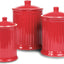 Set 3 Recipientes 88oz Color Rojo