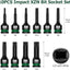 10 Pzas Brocas Impacto XZN M5-M18 Estriadas con Estuche