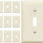 Placa pared interruptor luz 1-Gang 4.5x2.76 Policarbonato