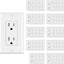 Toma corriente pared 15A 125V pack 50 blancas UL