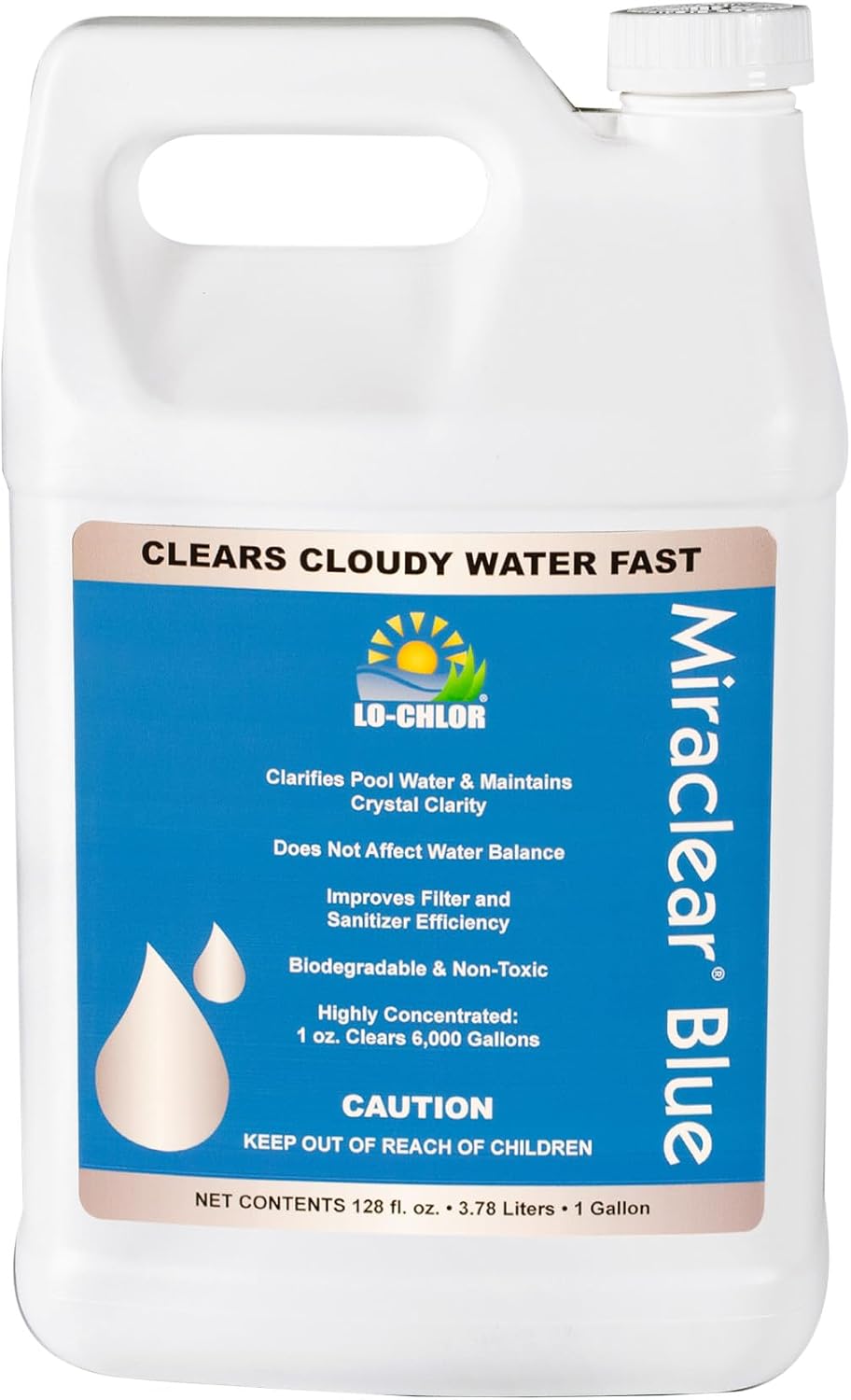 Clarificador piscina azul fórmula superconcentrada 128oz