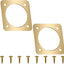 Protector metal casa pájaros portal cobre 1.5pulg 2pzas