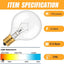 Bombilla calentadora cera 40W Scentsy G50/E12 decorativa