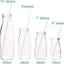Juego 12 Pajitas Plástico 6pulg para Mini Vasos 6-8oz