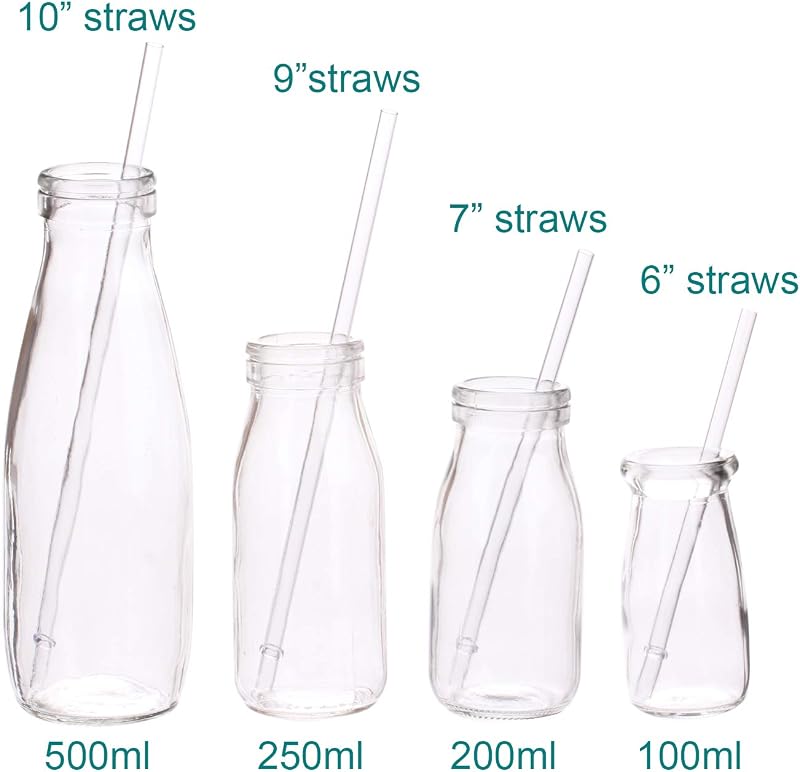 Juego 12 Pajitas Plástico 6pulg para Mini Vasos 6-8oz