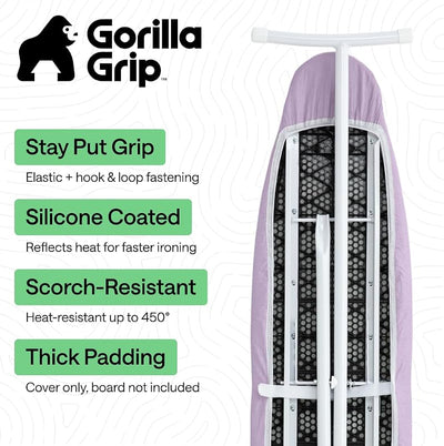 Funda plancha silicona acolchado grueso resistente