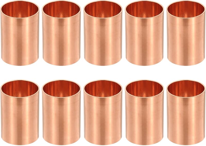 Acopladores cobre 1-1/4" sin soldadura 10 pzas