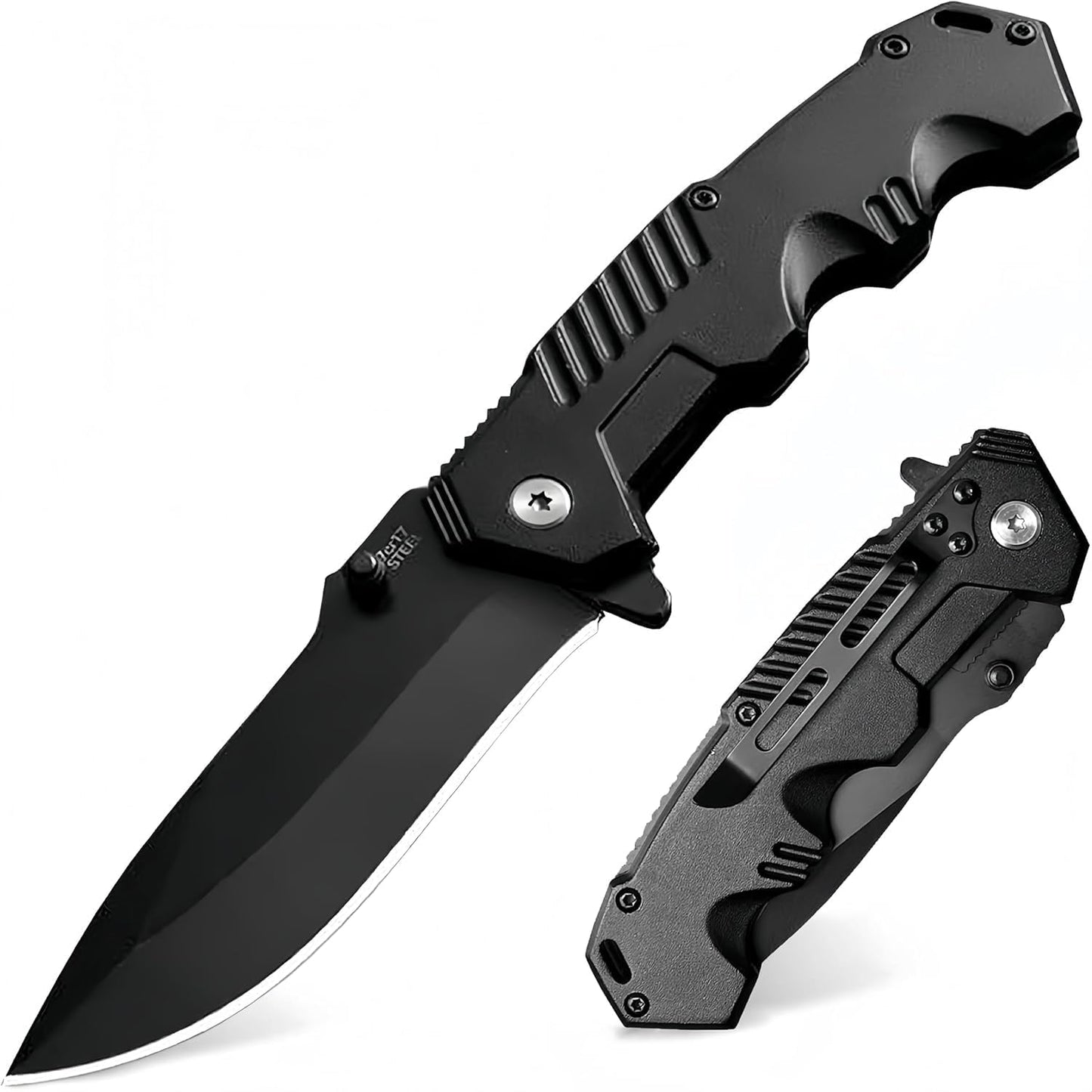 Cuchillo plegable bolsillo con clip táctico EDC camping