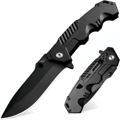 Cuchillo plegable bolsillo con clip táctico EDC camping