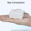 Caja conexiones plástico ABS 8 pzas 70x45x29mm