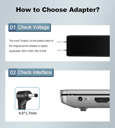 Cargador 65W comp Lenovo IdeaPad 330-14 330-15