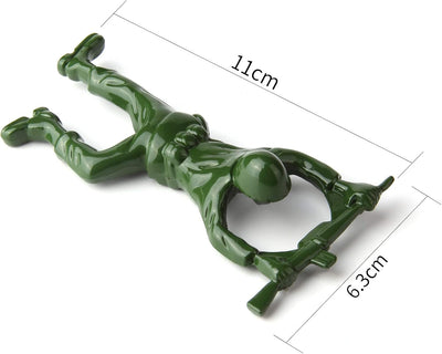 Abrebotellas 3D soldado verde para cerveza