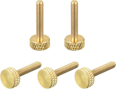 5 M3x16mm Perillas sujetadores latón para electrónicos