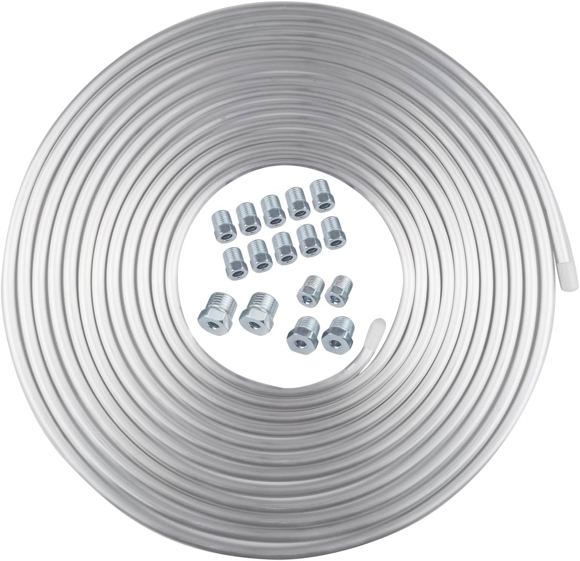 Kit tubos aluminio 25ft 3/16pulg 0.030 in resiste alta presión