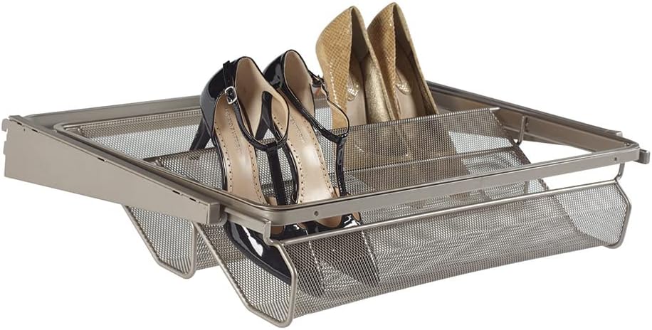 Zapatero níquel champán 5.25x23.5x17"