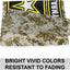 Bandera militar EE.UU. 3x5pulg camuflaje alta calidad