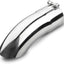 Punta escape curvada 4" acero inox con giro hacia abajo