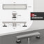 Drenaje ducha lineal 12pulg acero inox SUS304