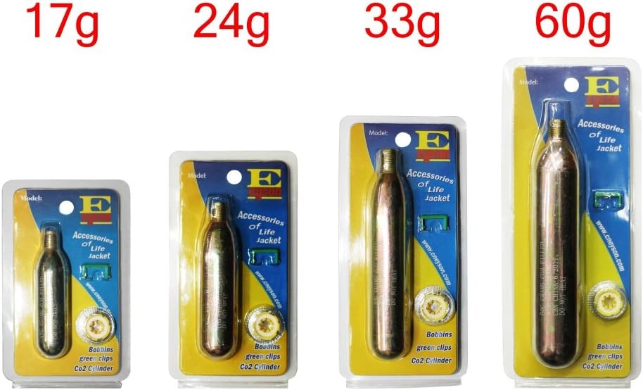 Cilindro inflable CO2 para kit reparación PFD