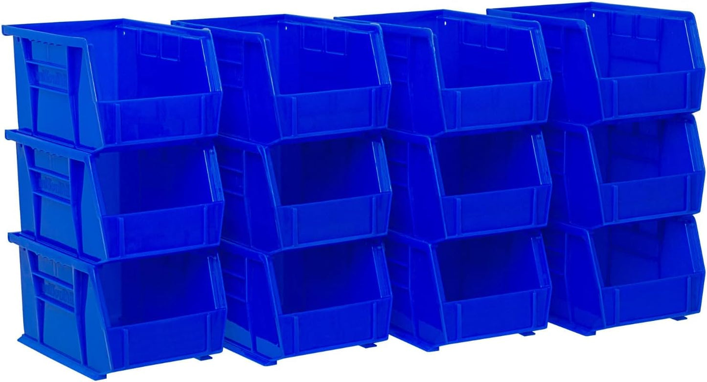 5 Pzas Contenedores Plástico 9x6x5pulg Color Morado