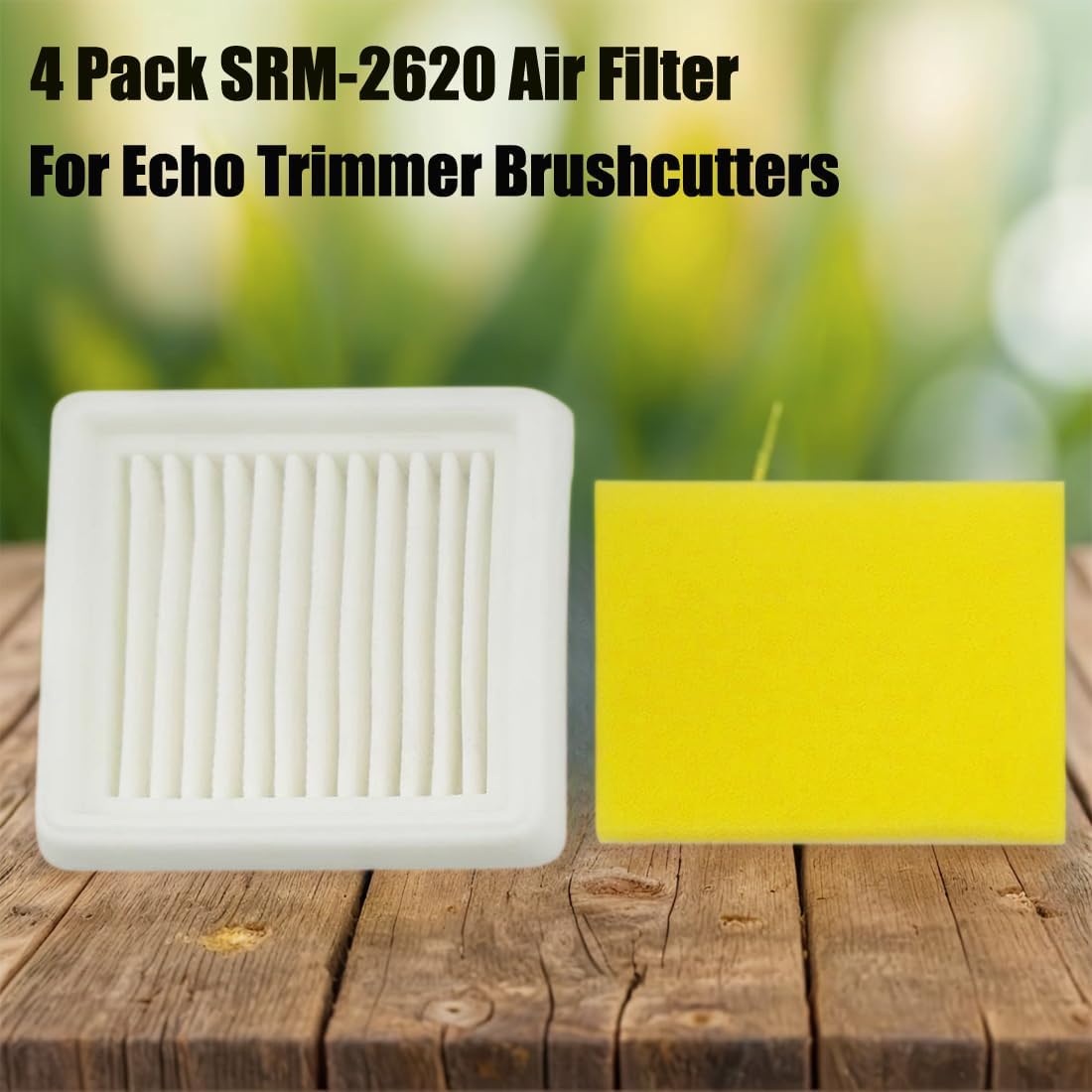 Filtro aire Desbrozadora Echo SRM-2620 pack 4