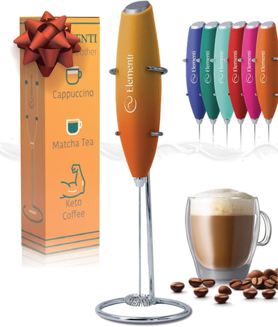 Varita espumadora leche y mezclador café portátil