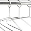 Perchas acero inox antirrobo para ropa hoteles y RV 10 Uds