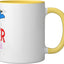 Taza Cerámica Super Abuela Héroe Amarillo Blanco
