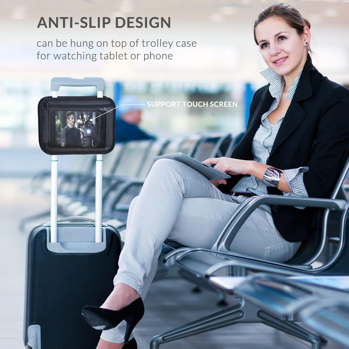 Bolsa organizadora viaje 4en1 soporte taza y tablet