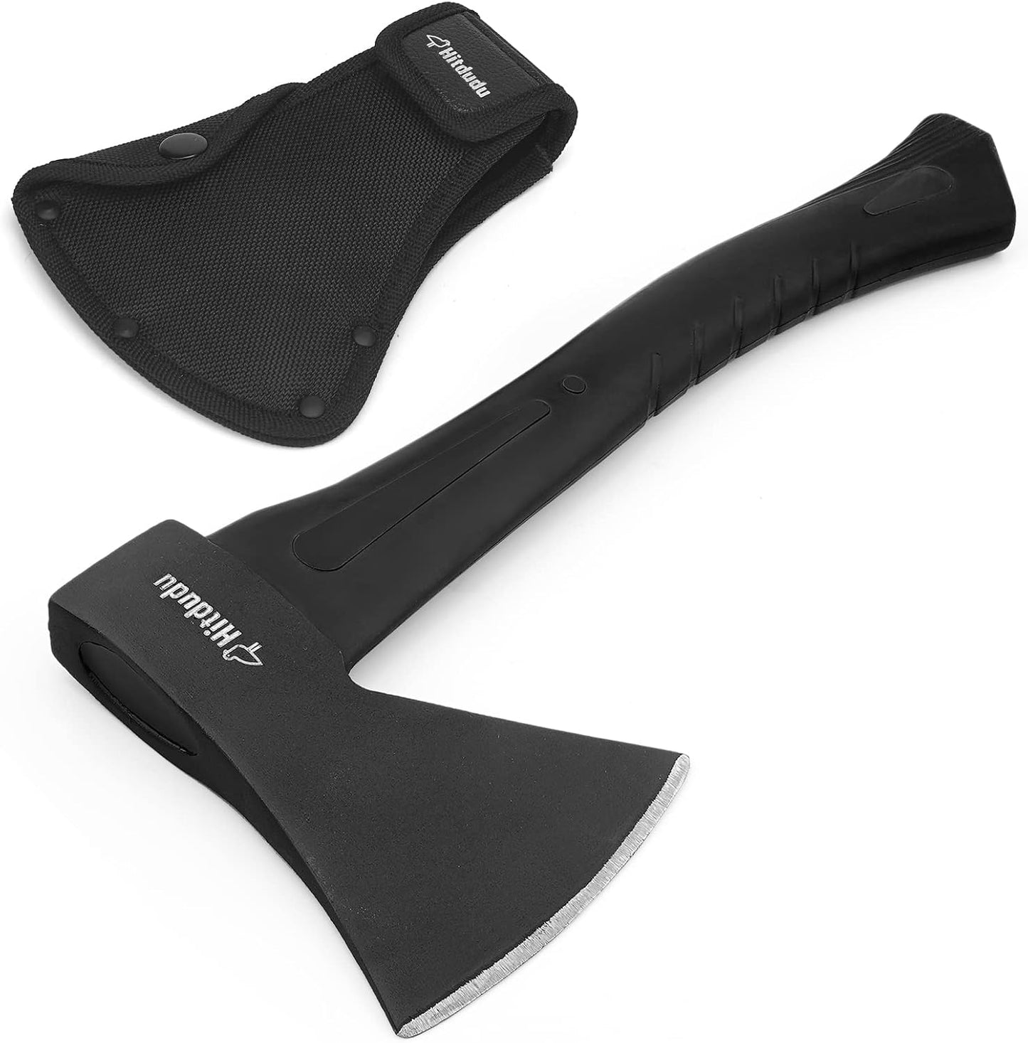 Hacha camping 14" acero carbono herramienta supervivencia