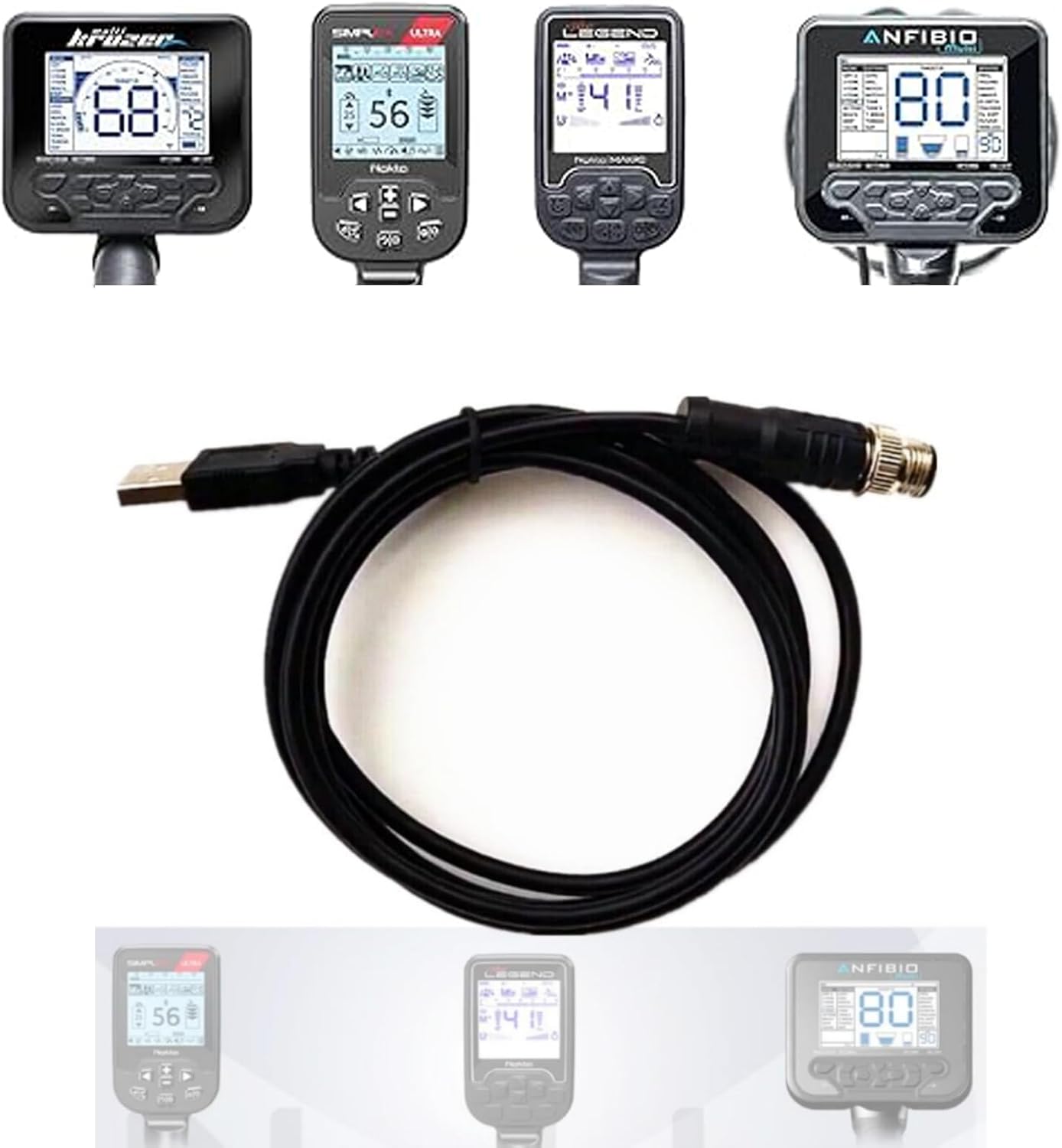 Cable USB para detectores metales Simplex Plus Kruzer