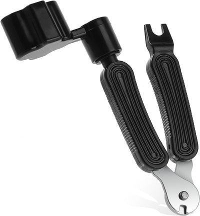 Bobinadora cuerdas guitarra extractor alfileres negro