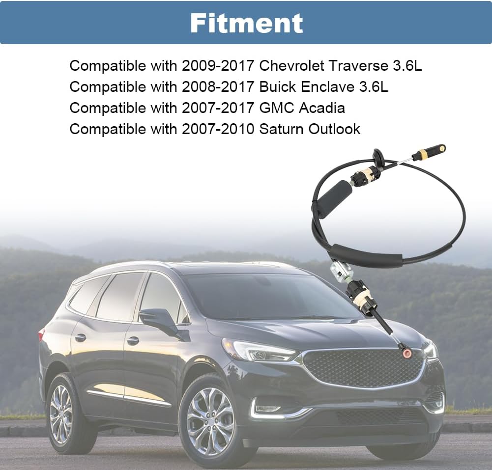 Cable cambio transmisión comp Chevy Traverse Buick Enclave