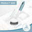12 Pzas Cepillos Cocina Mango Largo Cerdas Rígidas Celadón