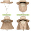 Sombrero pesca ala ancha hombre 2 Pzas UPF 50